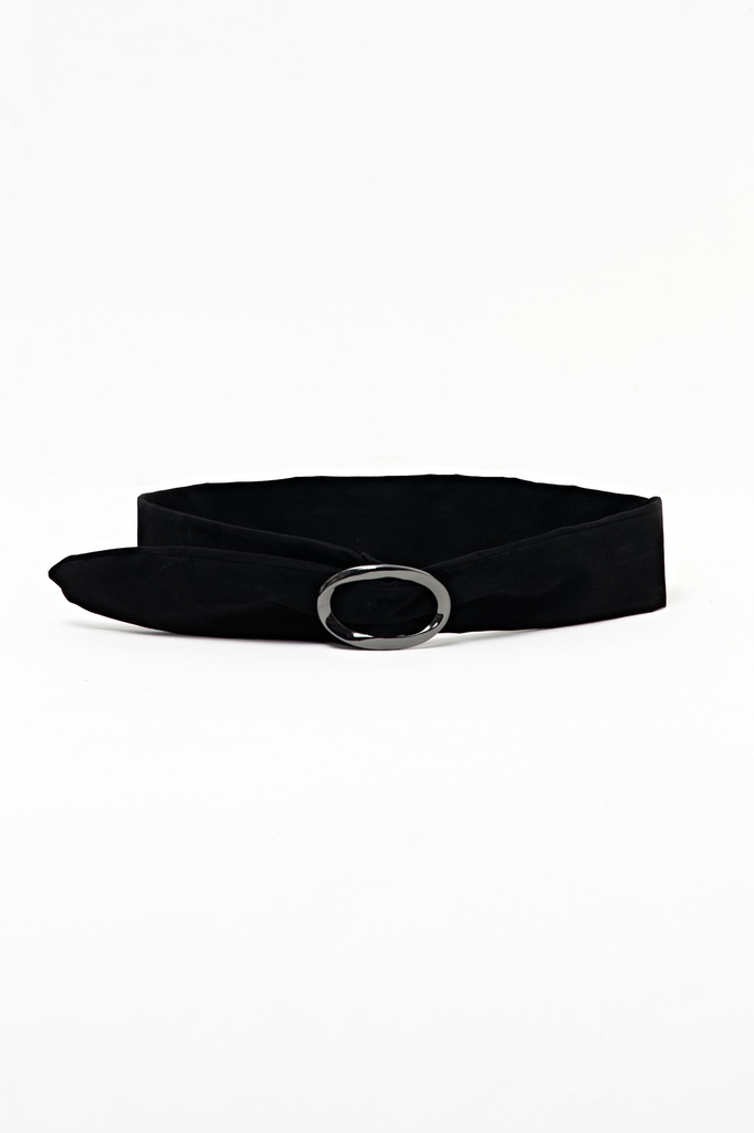 L160ALB2 FAJA DE SUEDE CON HEBILLA METALICA