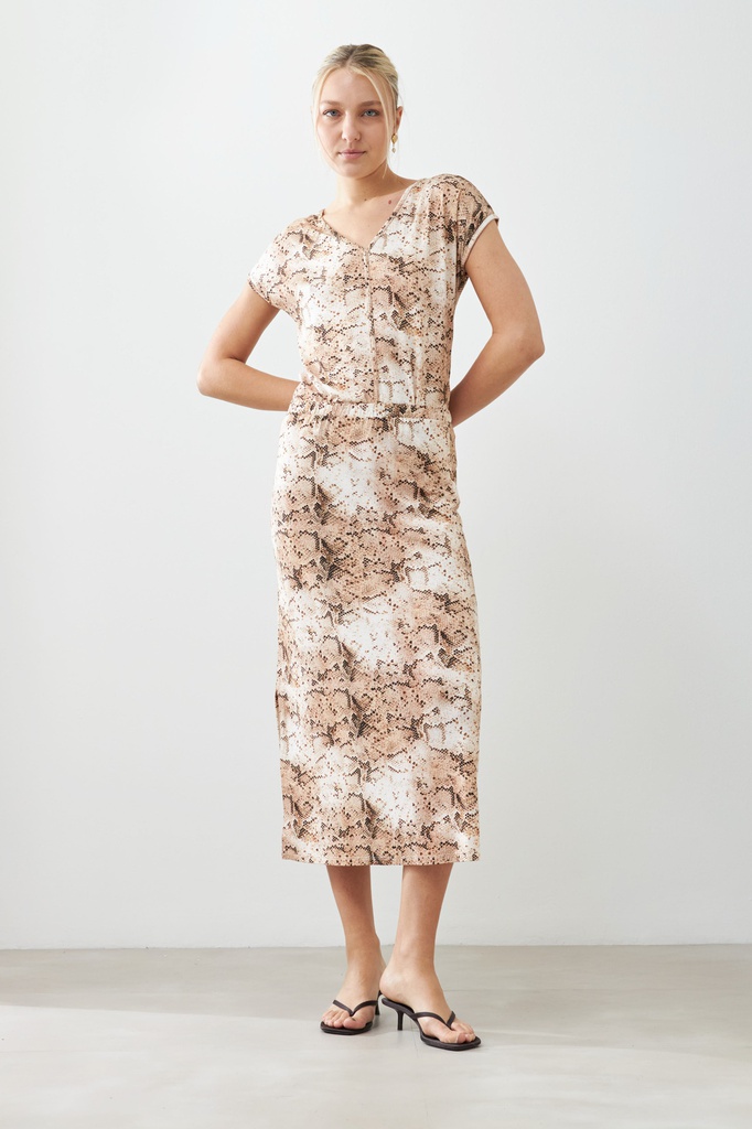 L165GSX2 MAXI FALDA ANIMAL PRINT