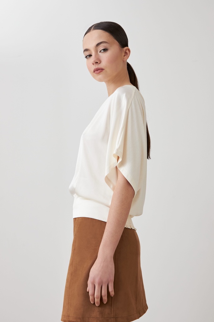 L167GBT1 BLUSA SATINADA