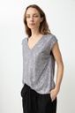 L165GBH6 BLUSA LENTEJUELAS ESCOTE V