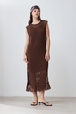 L168GKD1 VESTIDO CALADO CON FLECOS