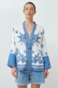 L168GOK1 KIMONO ESTAMPADO CON CIERRE