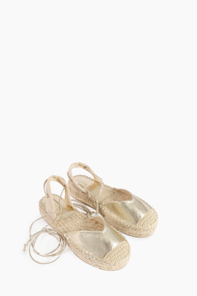 L167AFF1 SANDALIA SUELA DE YUTE CON TIRAS