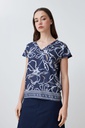 L167GBH5 BLUSA FRENTE ESTAMPADO FLORAL