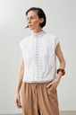 L168GBH7 BLUSA ROMANTICA CON PUNTILLAS