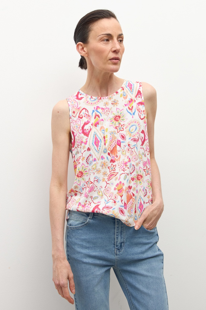 L168GBS6 BLUSA ESTAMPADA PAISLEY