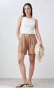 L168GPH3 SHORT DE LINO CON PINZAS