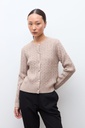 L171GKC2 CARDIGAN ABOTONADO CON ESTRUCTURAS