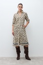 L170GDM3 VESTIDO CAMISERO ESTAMPA JADE