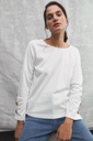 L142GTL4 SWEATSHIRT CON PESPUNTES A CONTRATONO