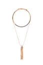 L145AJN7 COLLAR DOBLE CADENA CON DIJE