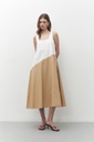 L157GDX10 MAXI VESTIDO BICOLOR