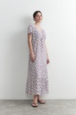 L157GDX7 MAXI VESTIDO ESTAMPADO MANGA CORTA