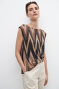 L158GBH9 BLUSA ZIGZAG
