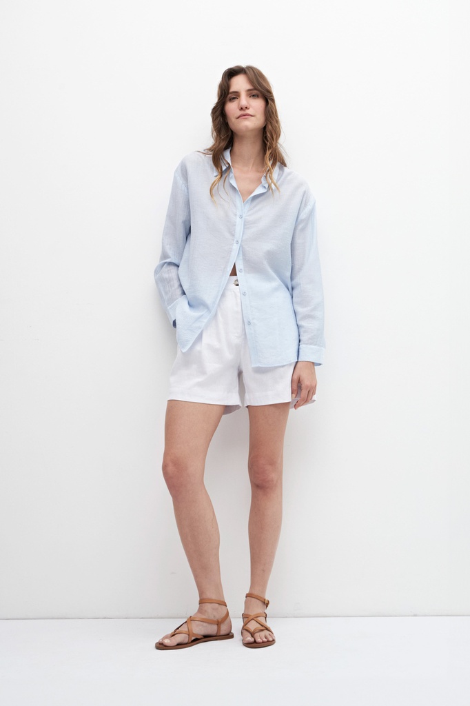 L158GBL8 CAMISA CON BRILLOS
