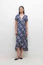 L159GDX1 VESTIDO CRUZADO ESTAMPADO
