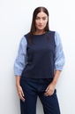 L160GTT4 REMERA CON MANGAS ABULLONADAS