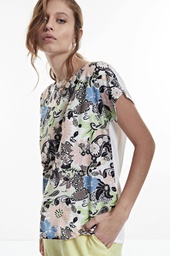 L147GBH3 BLUSA FRENTE ESTAMPADO FLORAL