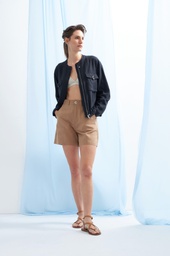 L157GOJ2 CHAQUETA BOMBER DE LINO