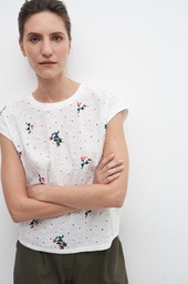 L158GBH2 BLUSA FRENTE BRODERIE CON BORDADOS