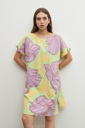 L158GDM8 VESTIDO CON ESTAMPA FLORAL