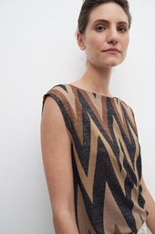 L158GBH9 BLUSA ZIGZAG