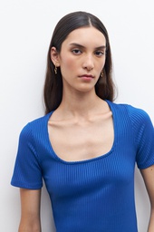 L159GTH1 REMERA RIB ESCOTE CUADRADO