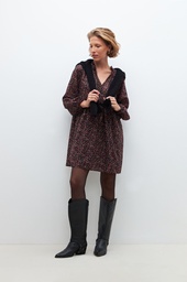 L160GDM5 VESTIDO MIDI ESTAMPADO