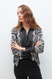 L162GBL5 CAMISA CON ESTAMPA ARABESCOS