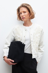 L160GOJ7 CHAQUETA BORDADA
