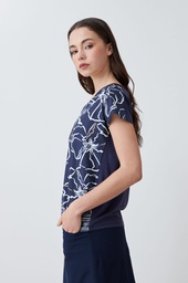 L167GBH5 BLUSA FRENTE ESTAMPADO FLORAL
