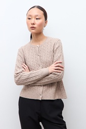 L171GKC2 CARDIGAN ABOTONADO CON ESTRUCTURAS