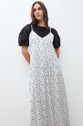 L170GDX1 VESTIDO ESTAMPA LUNARES