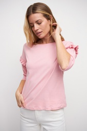 L135GTT1 REMERA CON VOLADO EN MANGAS