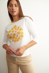 L135GTT3 REMERA CON ESTAMPA FLORAL